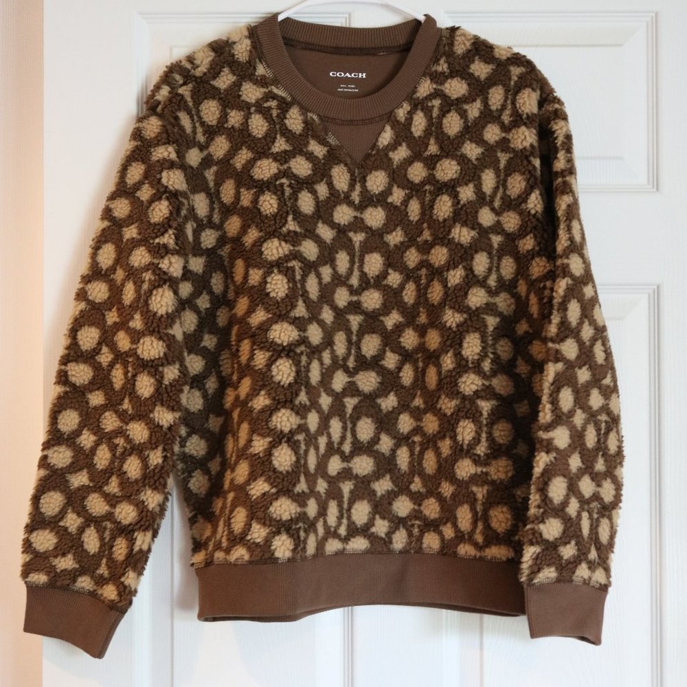 COACH - Teddy style pullover, Small